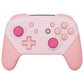 Replacement Full Set Shells with Buttons for NS Switch Pro Controller - Cherry Blossoms Pink & Puffy Pink eXtremeRate