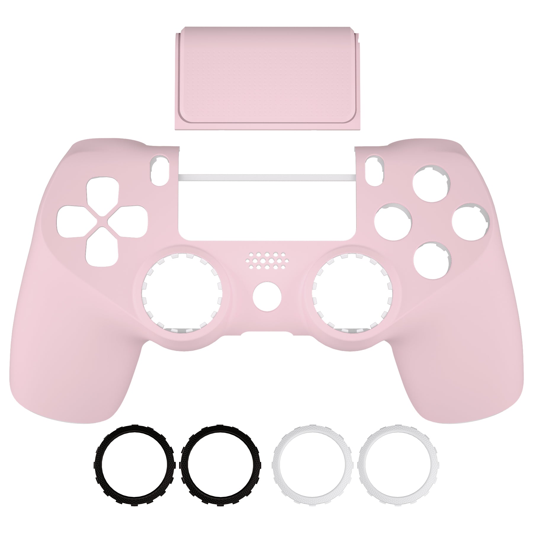 eXtremeRate Cherry Blossoms Pink Ghost Replacement Faceplate Touchpad,  Redesigned Housing Shell Touch Pad Compatible with PS4 Slim Pro Controller  JDM-040/050/055 - Controller NOT Included – eXtremeRate Retail