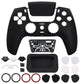 eXtremeRate LUNA Redesigned Replacement Front Shell with Touchpad Compatible with PS5 Controller BDM-010/020/030/040/050 - Black