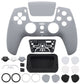 eXtremeRate LUNA Redesigned Replacement Front Shell with Touchpad Compatible with PS5 Controller BDM-010/020/030/040/050 - New Hope Gray