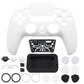 eXtremeRate LUNA Redesigned Replacement Front Shell with Touchpad Compatible with PS5 Controller BDM-010/020/030/040/050 - White