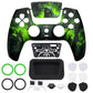 eXtremeRate LUNA Redesigned Replacement Front Shell with Touchpad Compatible with PS5 Controller BDM-010/020/030/040/050 - Dark Carnival