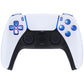 eXtremeRate Replacement Full Set Buttons Compatible with PS5 Controller BDM-030/040 - Chameleon Purple Blue eXtremeRate