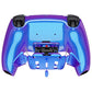 eXtremeRate Retail Chameleon Purple Blue Remappable RISE4 Remap Kit for PS5 Controller BDM-030, Upgrade Board & Redesigned Back Shell & 4 Back Buttons for PS5 Controller - Controller NOT Included - YPFP3008G3
