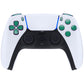 eXtremeRate Replacement Full Set Buttons Compatible with PS5 Controller BDM-030/040 - Chameleon Green Purple eXtremeRate