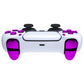 eXtremeRate Replacement Full Set Buttons Compatible with PS5 Controller BDM-030/040 - Chrome Purple eXtremeRate