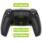 eXtremeRate Retail Graphite Carbon Fiber Pattern Back Paddles Remappable RISE Remap Kit for PS5 Controller BDM-030, Upgrade Board & Redesigned Back Shell & Back Buttons Attachment for PS5 Controller - Controller NOT Included - XPFS2002G3