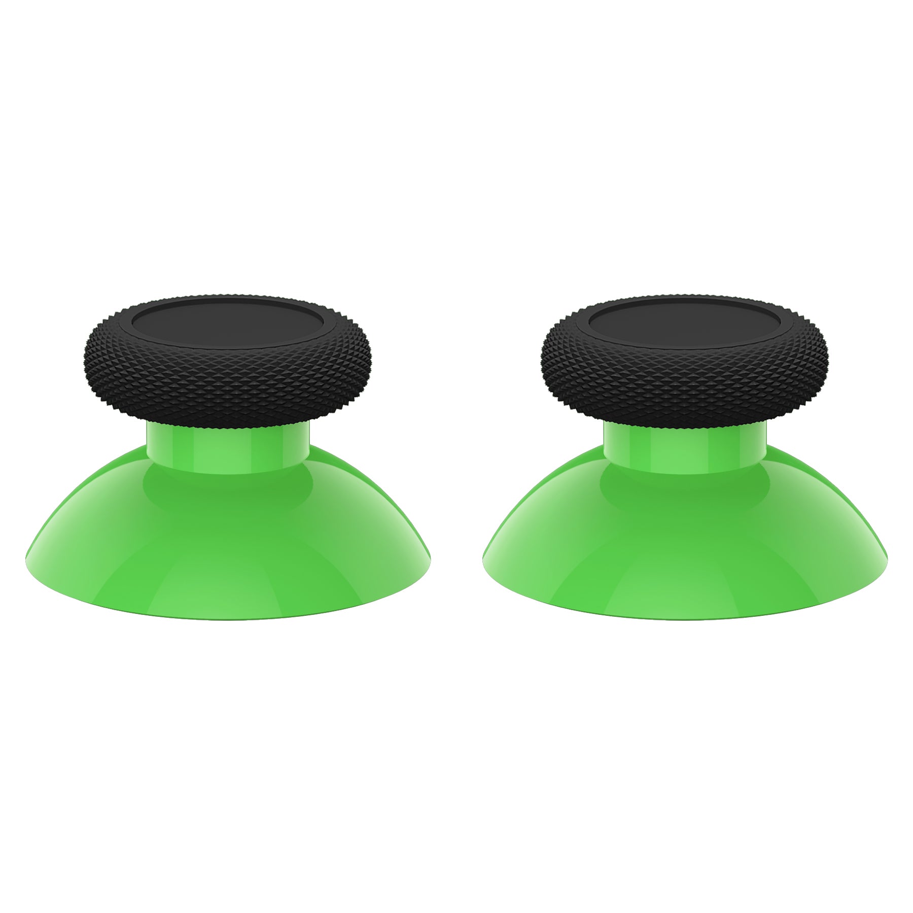 eXtremeRate Retail Green & Black Replacement Thumbsticks for Xbox Series X/S Controller, for Xbox One Standard Controller Analog Stick, Custom Joystick for Xbox One X/S, for Xbox One Elite Controller - JX3434