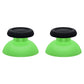 eXtremeRate Retail Green & Black Dual-Color Replacement Thumbsticks for PS5 Controller, Custom Analog Stick Joystick Compatible with PS5, for PS4 All Model Controller - JPF636