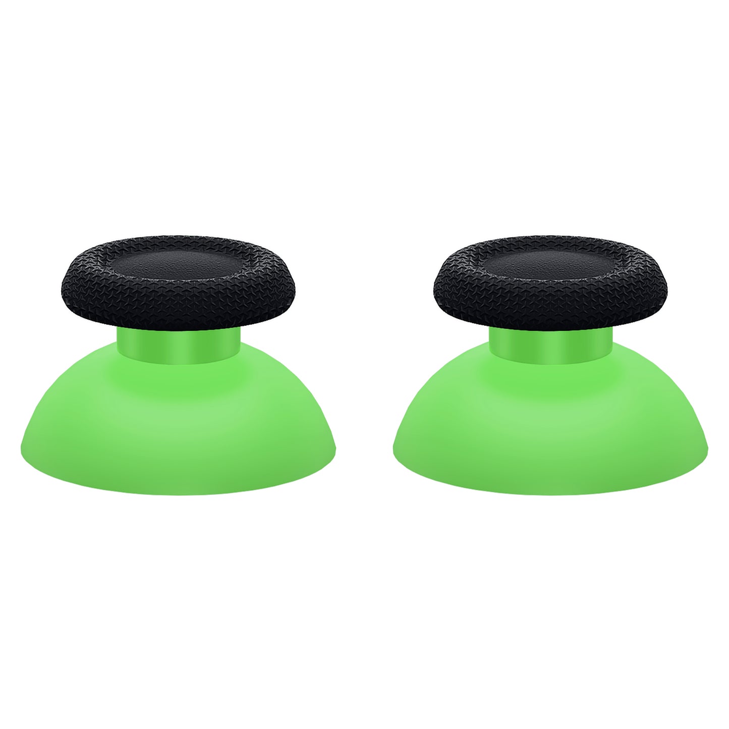 eXtremeRate Retail Green & Black Dual-Color Replacement Thumbsticks for PS5 Controller, Custom Analog Stick Joystick Compatible with PS5, for PS4 All Model Controller - JPF636
