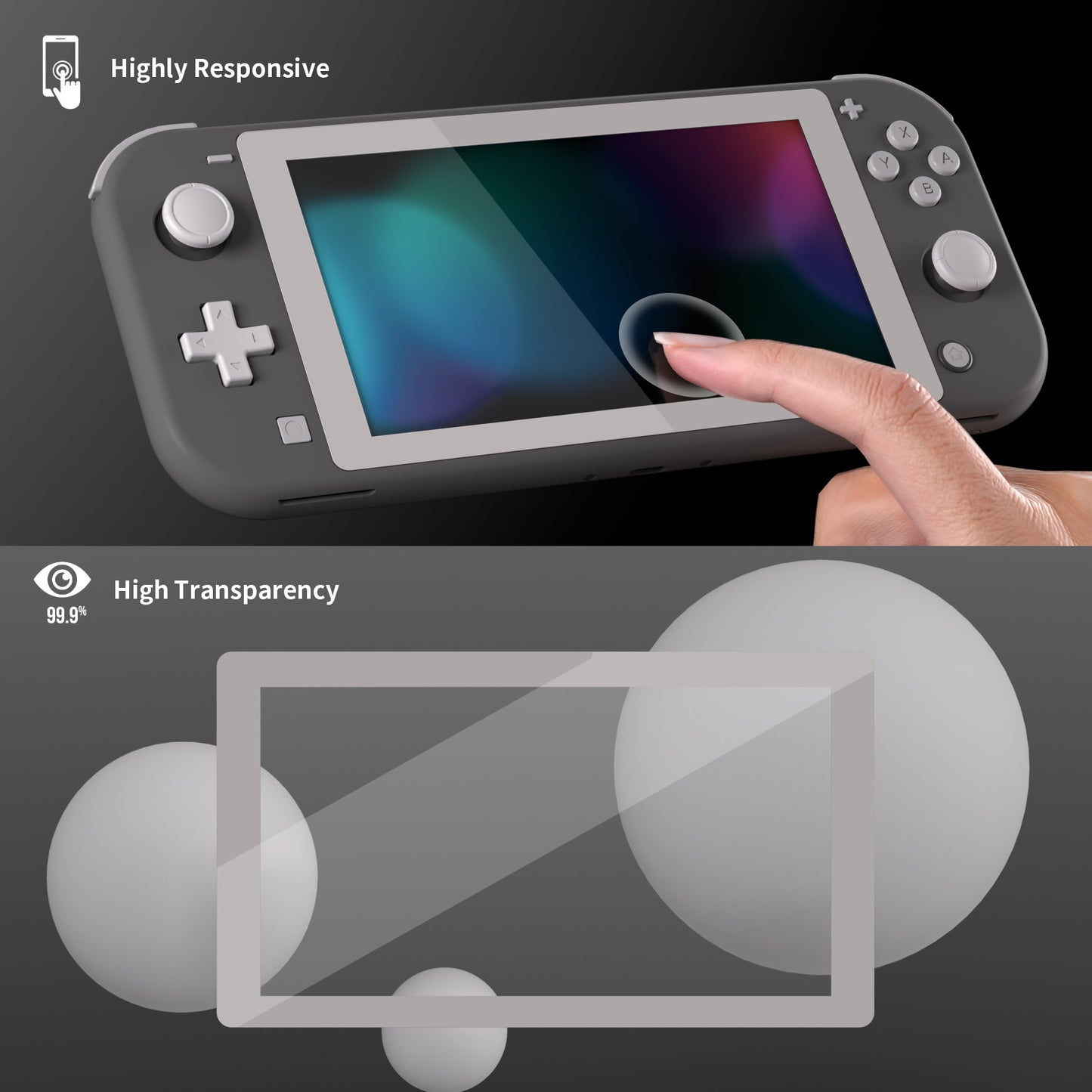 Film en verre trempé Nintendo Switch Lite Transparent - All4iphone