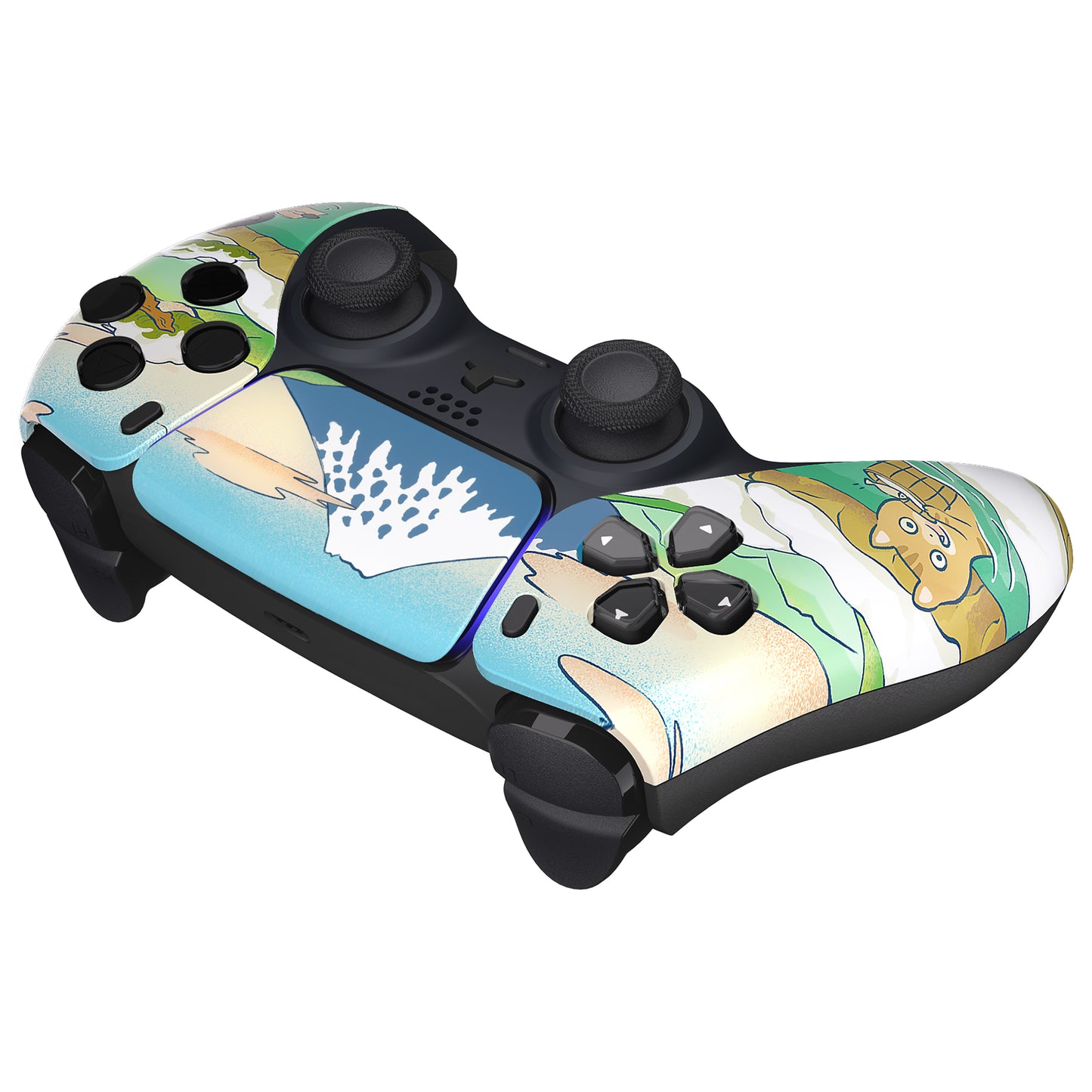 eXtremeRate Retail Hot Spring Kitties Front Housing Shell Compatible with ps5 Controller BDM-010 BDM-020 BDM-030, DIY Replacement Shell Custom Touch Pad Cover Compatible with ps5 Controller - ZPFR007G3