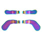4 pcs Metalic Rainbow Aura Blue & Purple Replacement Stainless Steel Paddles for Xbox One Elite Controller Seies 2 - IL319 eXtremeRate