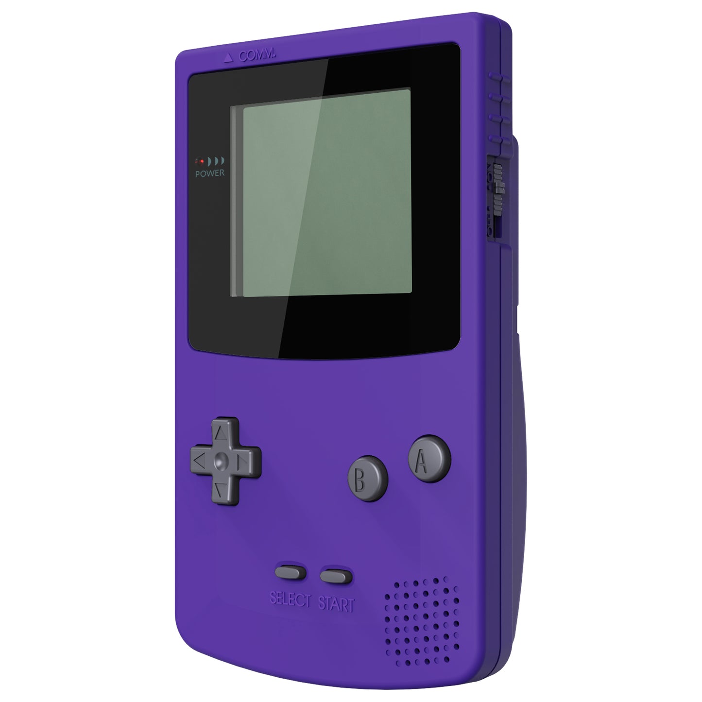 eXtremeRate Retail IPS Ready Upgraded eXtremeRate Purple GBC Replacement Shell Full Housing Cover with Buttons for Gameboy Color - Fit for GBC OSD IPS & Regular IPS & Standard LCD -C Console & IPS Screen NOT Included - QCBP3014