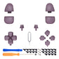 eXtremeRate Replacement Full Set Buttons Compatible with PS5 Controller BDM-030/040 - Dark Grayish Violet eXtremeRate