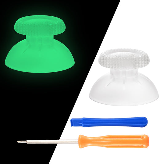 Replacement Thumbsticks Analog Stick Joystick Compatible with PS5 & PS4 All Model Controller - Glow in Dark - Green eXtremeRate