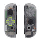 eXtremeRate Dpad Version Replacement Full Set Shell Case with Buttons for Joycon of NS Switch - Transparent Clear