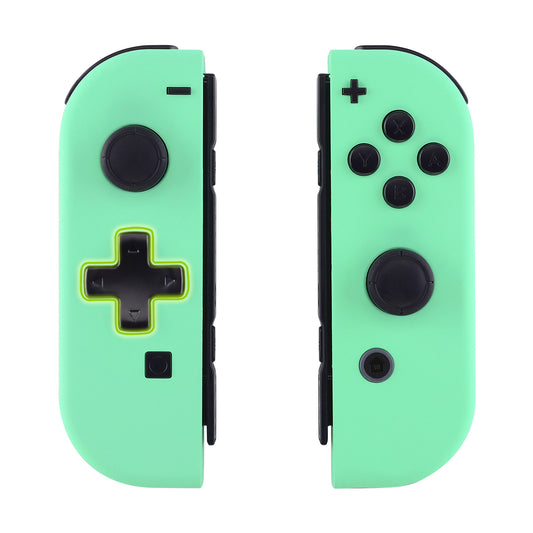 eXtremeRate Dpad Version Replacement Full Set Shell Case with Buttons for Joycon of NS Switch - Mint Green