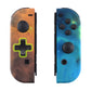 eXtremeRate Dpad Version Replacement Full Set Shell Case with Buttons for Joycon of NS Switch - Orange Star Universe