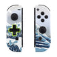 eXtremeRate Dpad Version Replacement Full Set Shell Case with Buttons for Joycon of NS Switch - The Great Wave