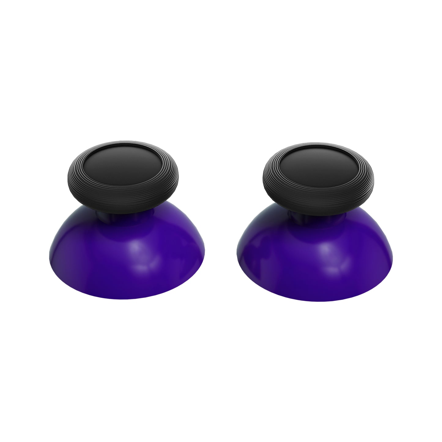 eXtremeRate Retail Purple & Black Replacement 3D Joystick Thumbsticks, Analog Thumb Sticks with Phillips Screwdriver for Nintendo Switch Pro Controller - KRM527