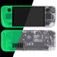 eXtremeRate Replacement Full Set Shell with Buttons for Steam Deck OLED - Glow in Dark - Green