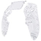 Replacement Left Right Front Housing Shell with Touchpad Compatible with PS5 Edge Controller - Clear eXtremeRate