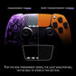 Replacement Left Right Front Housing Shell with Touchpad Compatible with PS5 Edge Controller - Orange eXtremeRate