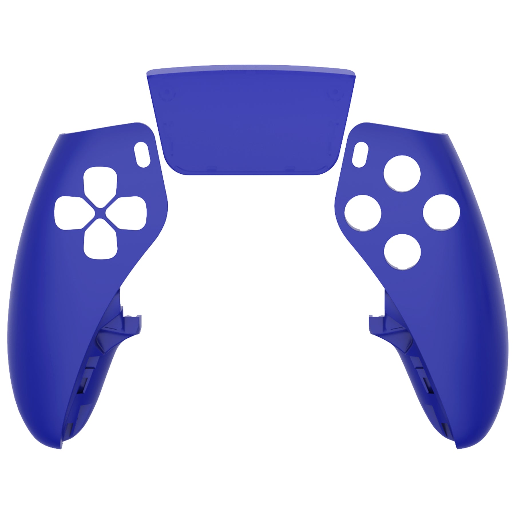 Replacement Left Right Front Housing Shell with Touchpad Compatible with PS5 Edge Controller - Blue eXtremeRate