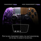 Replacement Left Right Front Housing Shell with Touchpad Compatible with PS5 Edge Controller - Wood Grain eXtremeRate