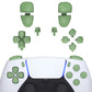 eXtremeRate Retail Replacement D-pad R1 L1 R2 L2 Triggers Share Options Face Buttons, Matcha Green Full Set Buttons Compatible with ps5 Controller BDM-030 - JPF1017G3