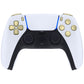eXtremeRate Replacement Full Set Buttons Compatible with PS5 Controller BDM-030/040 - Metallic Champagne Gold eXtremeRate