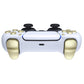 eXtremeRate Replacement Full Set Buttons Compatible with PS5 Controller BDM-030/040 - Metallic Champagne Gold eXtremeRate