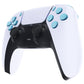 eXtremeRate Replacement Full Set Buttons Compatible with PS5 Controller BDM-030/040 - Heaven Blue eXtremeRate