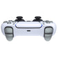 eXtremeRate Replacement Full Set Buttons Compatible with PS5 Controller BDM-030/040 - Metallic Steel Gray eXtremeRate