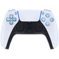 eXtremeRate Replacement Full Set Buttons Compatible with PS5 Controller BDM-030/040 - Metallic Titanium Blue eXtremeRate