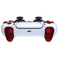 eXtremeRate Replacement Full Set Buttons Compatible with PS5 Controller BDM-030/040 - Scarlet Red eXtremeRate