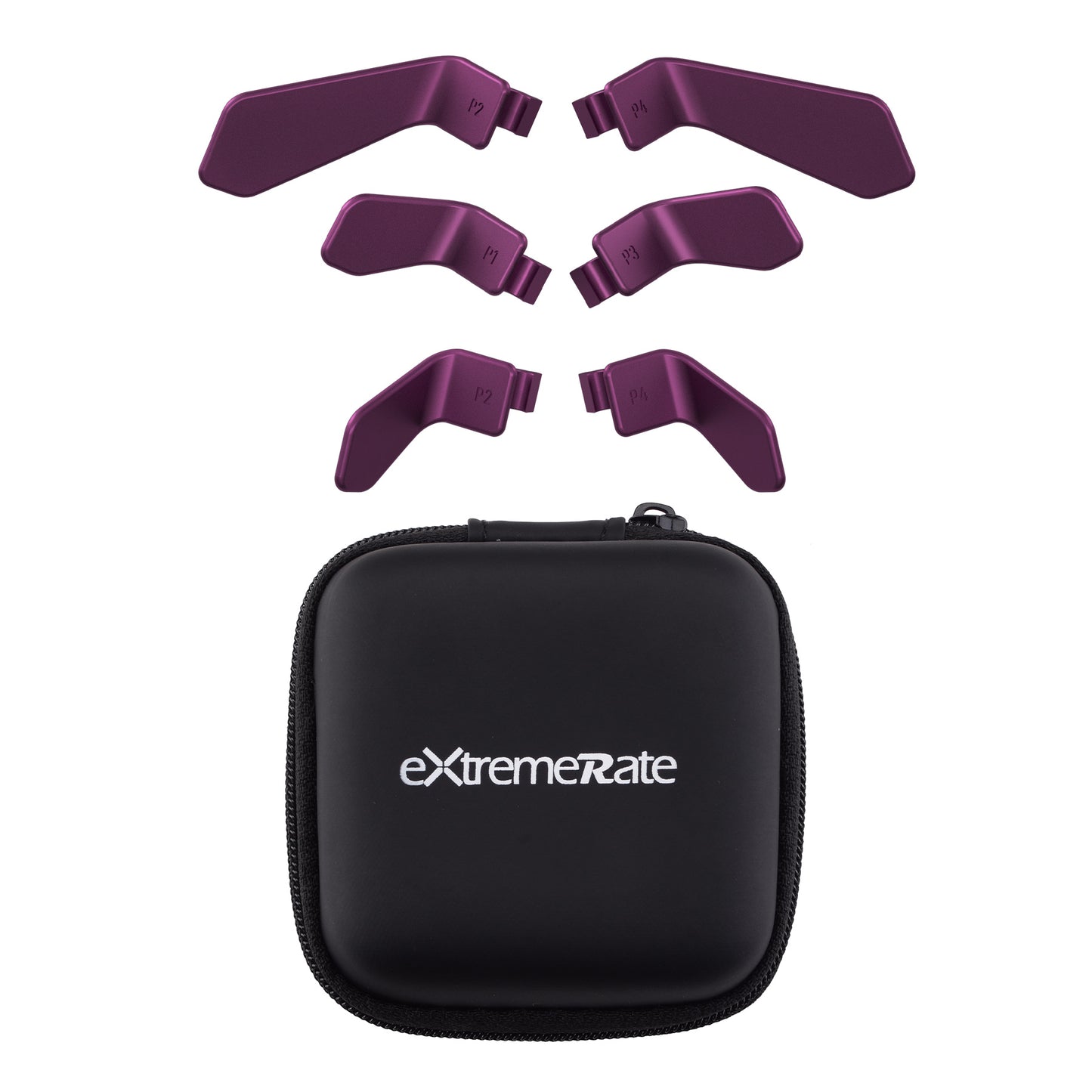 eXtremeRate Retail Metalic Grap 6in1 Replacement Interchangeable Swift Back Paddles for Xbox One Elite & Elite Series 2 Controller