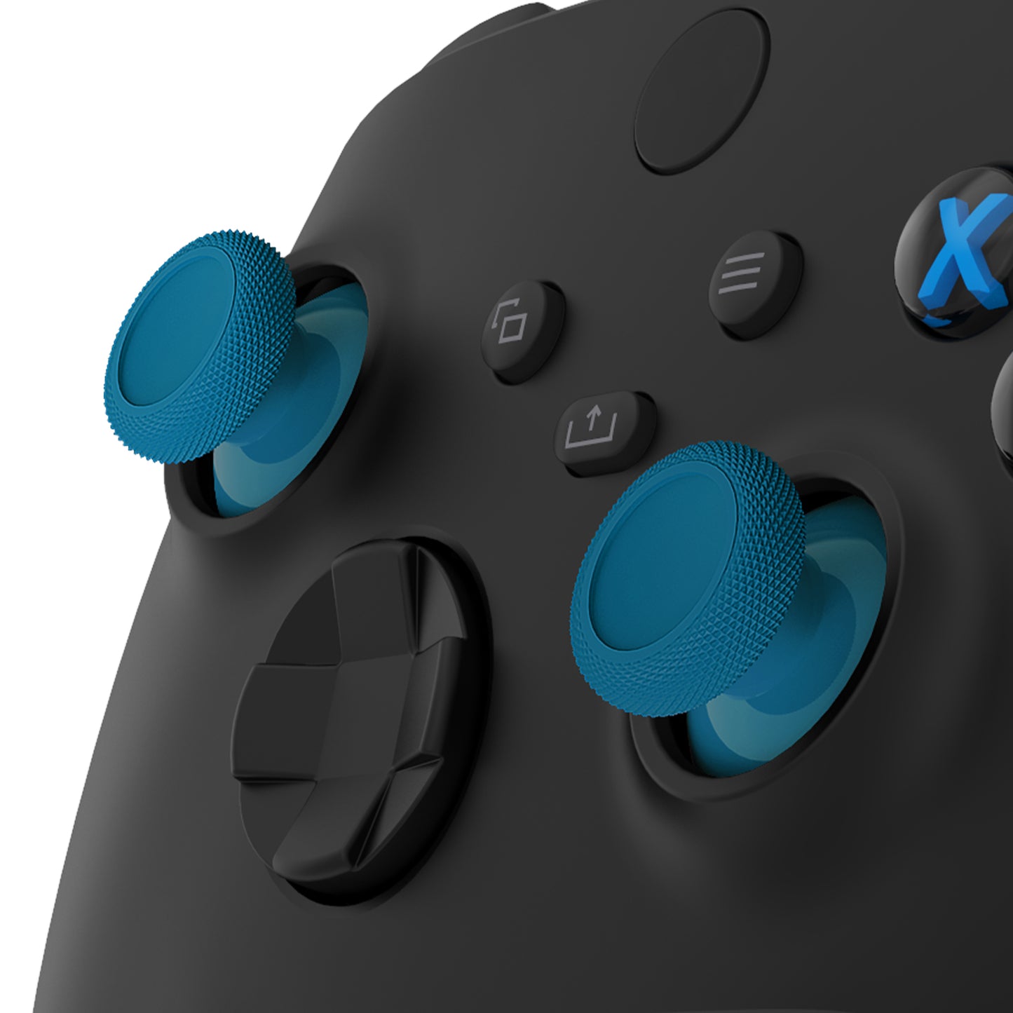 eXtremeRate Retail Mineral Blue Replacement Thumbsticks for Xbox Series X/S Controller & Xbox One Standard Controller & Xbox One X/S & Xbox One Elite Controller - JX3441