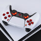 eXtremeRate Retail Multi-Colors Luminated Buttons DTF V3 LED Kit for PS5 Controller BDM-030 - Scarlet Red
