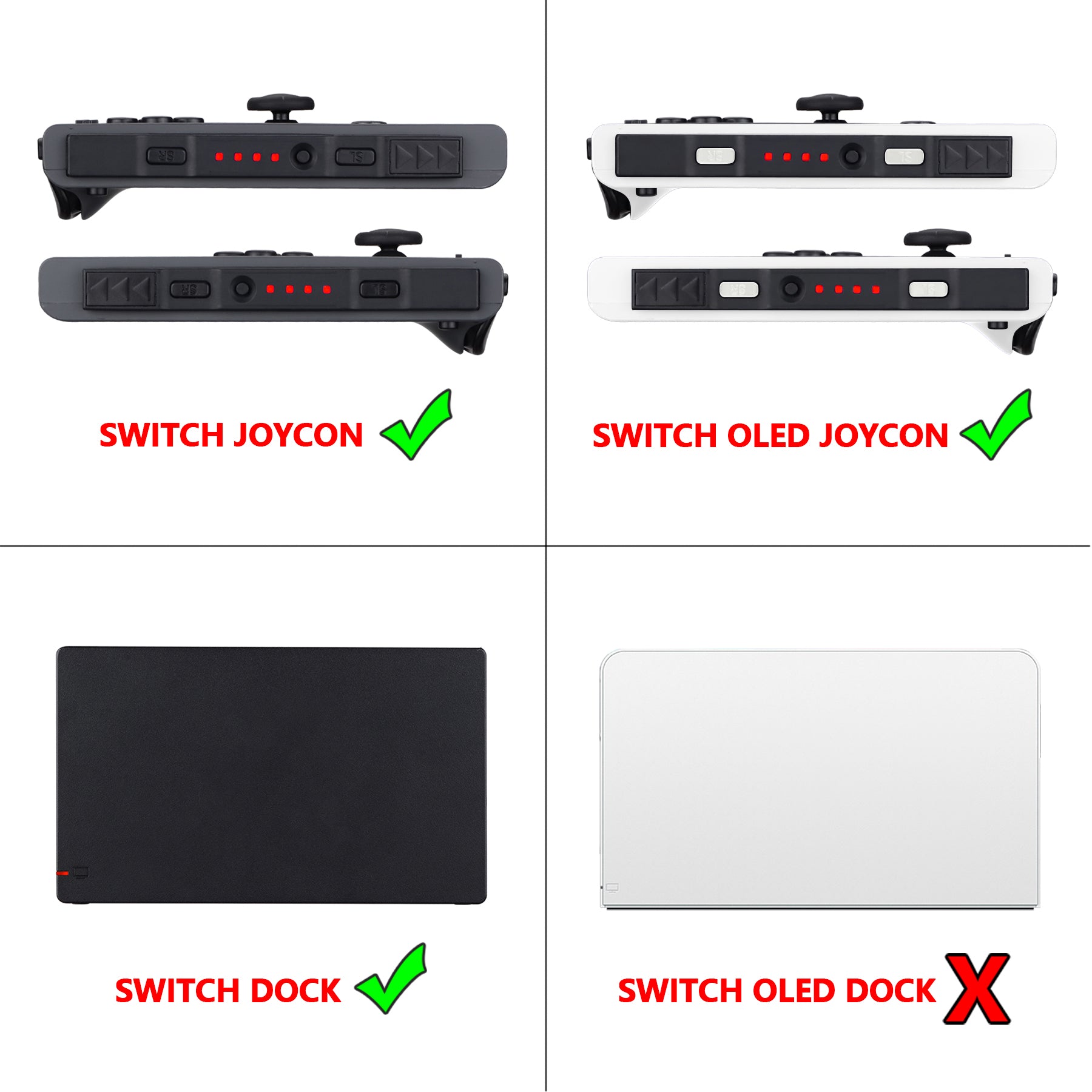 Custom Nintendo Switch Dock deals and Joycons