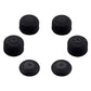 eXtremeRate Retail 6 Pcs Black Silicone Extended Length Thumb Grips for Nintendo Switch - NSPJ0006B