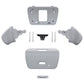 eXtremeRate Retail New Hope Gray Replacement Redesigned K1 K2 Back Button Housing Shell for ps5 Controller eXtremerate RISE Remap Kit - Controller & RISE Remap Board NOT Included - WPFM5011