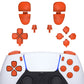 eXtremeRate Retail Replacement D-pad R1 L1 R2 L2 Triggers Share Options Face Buttons, Orange Full Set Buttons Compatible with ps5 Controller BDM-030 - JPF1004G3