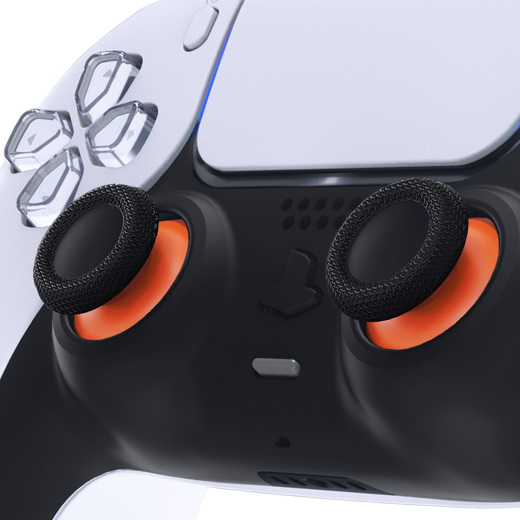 Black and deals orange ps4 controller