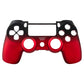 eXtremeRate Replacement Front Housing Shell for PS4 Controller JDM-001/011/020 - Shadow Scarlet Red