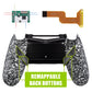 Textured White Dawn Remappable Remap Kit with Redesigned Back Shell & 4 Back Buttons for ps4 Controller JDM 040/050/055 - P4RM007 eXtremeRate