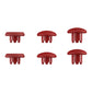 eXtremeRate Retail Carmine Red Replacement Swappable Thumbsticks for PS5 Edge Controller, Custom Interchangeable Analog Stick Joystick Caps for PS5 Edge Controller - Controller & Thumbsticks Base NOT Included - P5J105
