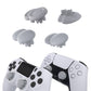 eXtremeRate EDGE Sticks Replacement Interchangeable Thumbsticks for PS5 & PS4 All Model Controllers - New Hope Gray