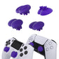 eXtremeRate EDGE Sticks Replacement Interchangeable Thumbsticks for PS5 & PS4 All Model Controllers - Purple